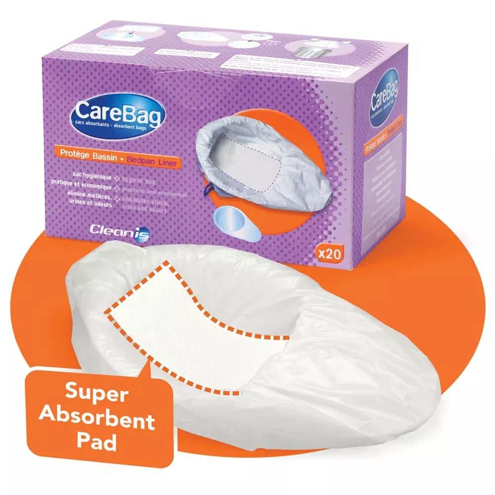 CareBag Bedpan Liner Bedpan Liner, 18 boxes per case - 71274518