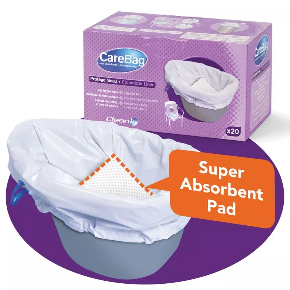 CareBag Commode Liner CareBag Commode Liner, 20/bx, 18 bx/cs - 71269818