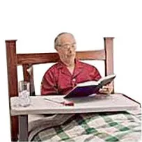 Carex Health P567-00 - Overbed Table, "C" Style Base, Adjusts For Left/Rt