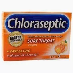 Chloraseptic, Honey Lemon, Warming Sore Throat Lozenges, 18 Ct.- 1 Each