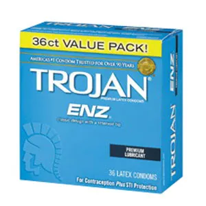Church & Dwight 10022600939518 - Trojan ENZ Lubricated Condom (36 Count)