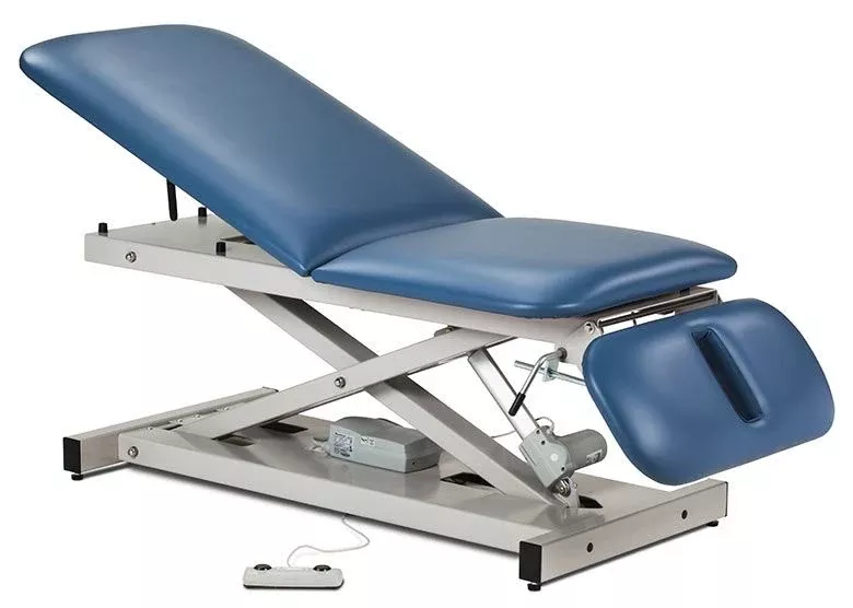 Clinton Open Base Power Table, 3-Piece Power Table, Gunmetal - 712630/GM/NA