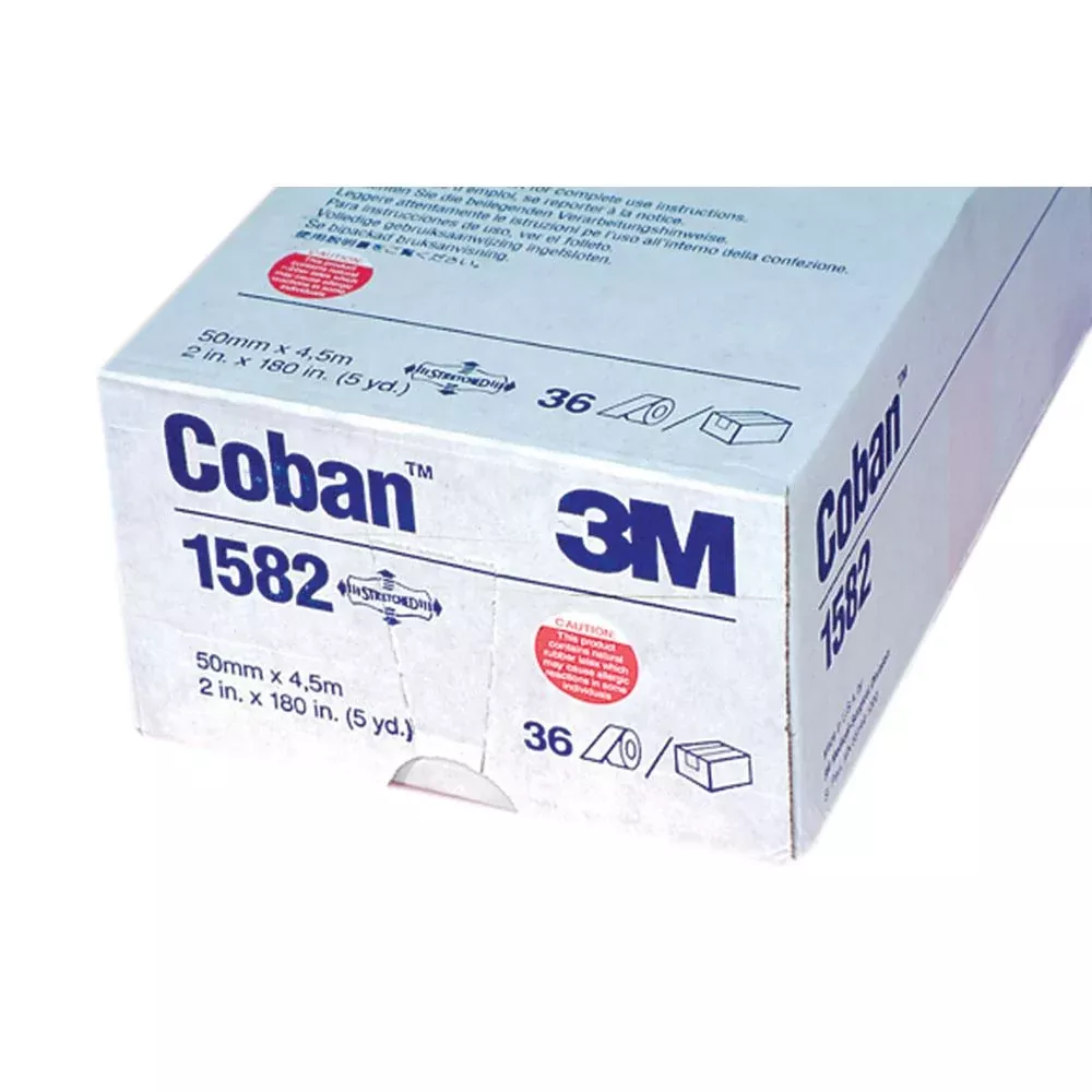 Coban Elastic Wrap Coban Elastic Wrap, 4"W x 5 yds, 18rls/bx - 98DRE3-39