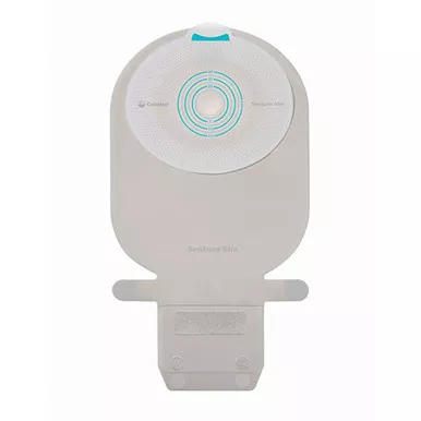 Coloplast 10461 - Ostomy Pouch SenSura Mio One-Piece System Mini Length 3/8 to 1-3/4 Inch Stoma Drainable Flat, Trim to Fit