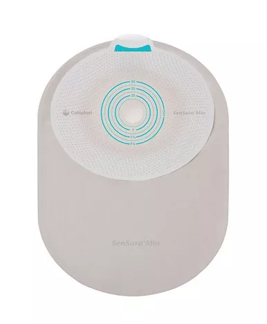 Coloplast 10883 - Ostomy Pouch SenSura Mio One-Piece System 8-1/4 Inch Length, Maxi 1-3/16 Inch Stoma Closed End Flat, Pre-Cut