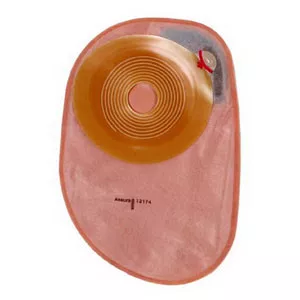 Coloplast 12147 - Ostomy Pouch Assura One-Piece System 7 Inch Length, Midi 1-9/16 Inch Stoma Closed End Flat, Pre-Cut
