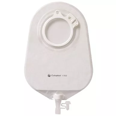 Coloplast 1759 - 2 Pc Urostomy Pouch, Std. Trans, 1/2" - 2"