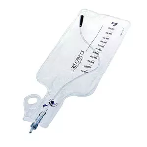 Coloplast 2816 - Intermittent Closed System Catheter Self-Cath Coude Olive Tip 16 Fr. Without Balloon Lubricated PVC