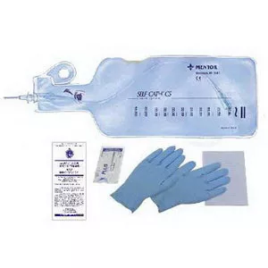 Coloplast 3214 - Intermittent Closed System Catheter Kit Self-Cath Female / Straight Tip 14 Fr. Without Balloon Lubricated PVC