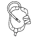 Coloplast 5171 - Urinary Leg Bag Conveen Security+ Anti-Reflux Valve Sterile 600 mL