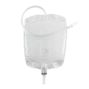 Coloplast 5174 - Urinary Leg Bag Conveen Security+ Anti-Reflux Valve Sterile 800 mL Polyethylene / Flocked