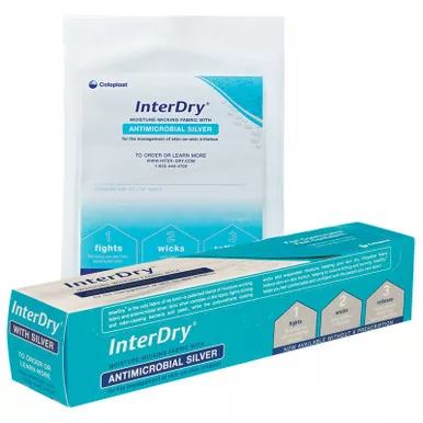 Coloplast 7912 - Skin Fold Management Material InterDry Ag Antimicrobial Silver Complex