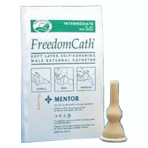 Coloplast 8030 - Freedom Cath Latex Self-Adhering Male External Catheter, 23 mm, Box Of 30