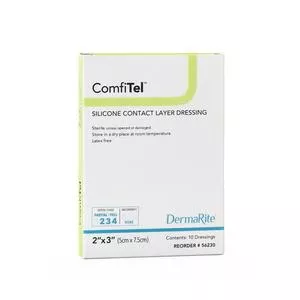Comfitel Silicone Contact Layer Dressing, 2" X 3"- 2" X 3"