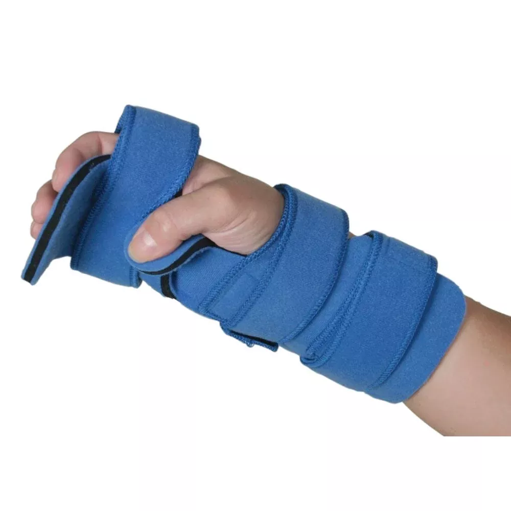 Comfyprene Hand/Thumb Orthosis Comfyprene Hand/Thumb Orthosis, Pedi, Light Blue, Medium - 52159/LBLUE/MD