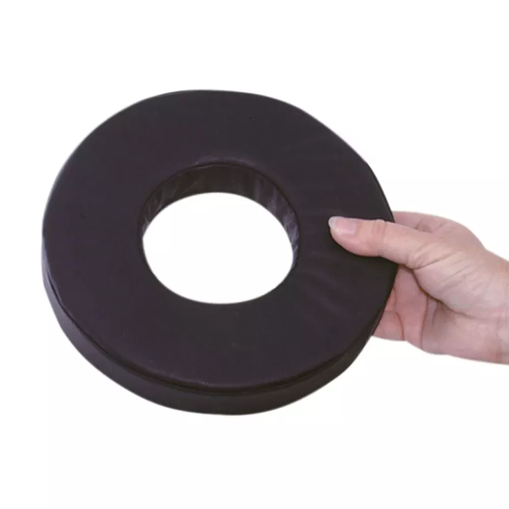Conductive Black Vinyl-Covered Polyfoam Donut Covered Donut, Large - 95-681