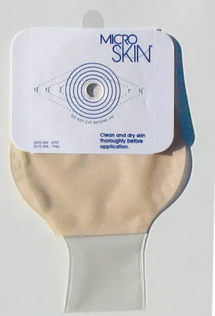Cymed 41100 - 9" Mid-Size Drn 1Pc Pch w/Mcskn Barrier, Clear