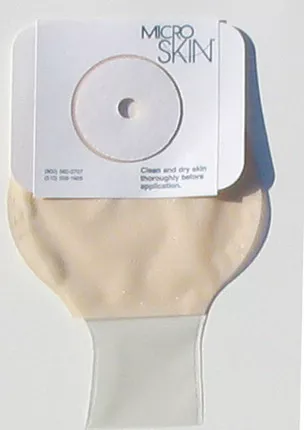 Cymed 41338 - 9" Mid-Size 1Pc Drn Pch w/Mcdrm,Mcskn, Clr, 1 1/2"