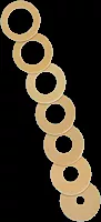 Cymed 89422 - MicroDerm Precut Washer 7/8"