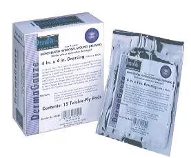 Dermarite 00240E - Hydrogel Gauze Dressing DermaGauze 2 X 2 Inch Square Sterile