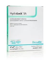 Dermarite 60330 - Super Absorbent Dressing HydraLock™ SA 3 X 3 Inch Polymer Square Sterile