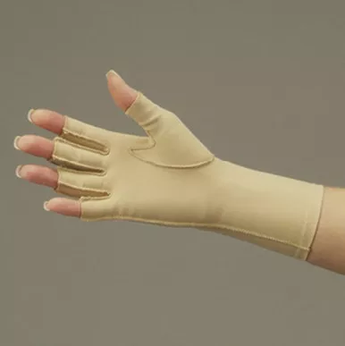 Deroyal 902ML - Compression Gloves Open Finger Medium Over-the-Wrist Length Left Hand Stretch Fabric
