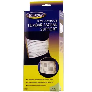 DJO 307XL - Bell-Horn Low Contour Lumbar Sacral Support, X-Large 46" - 54" Waist