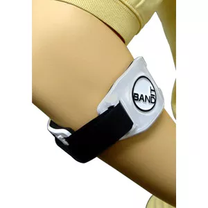 DJO 357 - Bell-Horn BandIT Therapeutic Forearm Band, Universal, White/Black