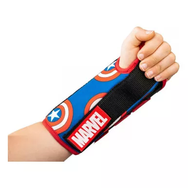 DJO DA191WB01-CAP-Y-L - DonJoy Advantage Marvel Comfort Wrist Brace, Youth, Left, Captain America