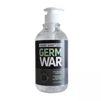 DJO GW203G02 - Germ War Hand Sanitizing Gel 16.9 oz Pump