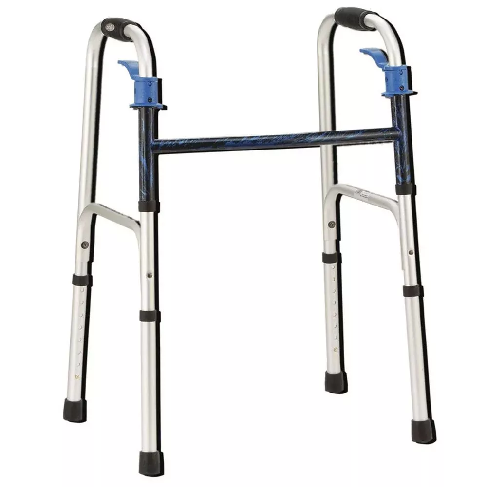 Drive Medical Deluxe Trigger-Release Folding Walker Deluxe Trigger-Release Folding Walker - 77812