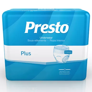 Drylock AUB14040 - Presto Flex Right Protective Underwear Large 58" - 68" Good Absorbency