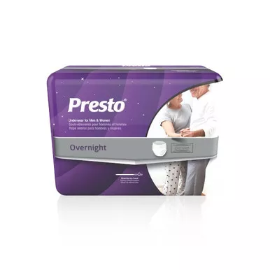 Drylock AUB44020 - Presto FlexRight Protective Underwear Medium 32" - 44" Overnight Absorbency