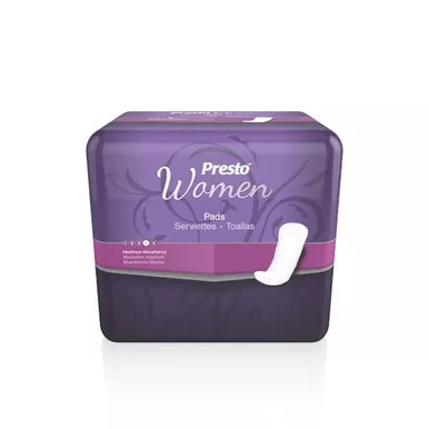 Drylock BCP31301 - Presto Pads, Maximum Absorbency, 12" Long