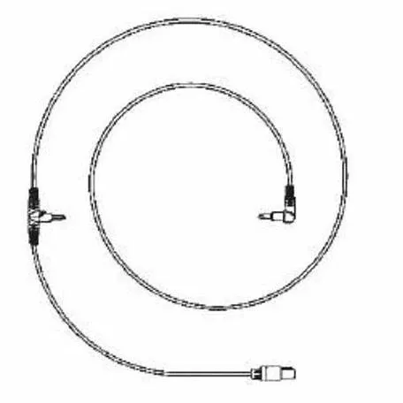Dual Airway Right Angle Temperature Probe 86"- 1 Each