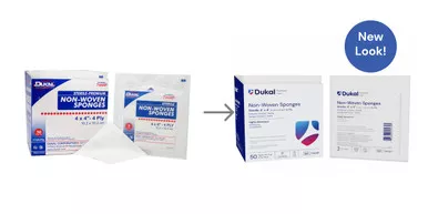 Dukal Premium Care Sterile Non – Woven Sponges – 4 – Ply, 4 X 4 in, 2/pk, 50 Pk/bx, 12 Bx/cs