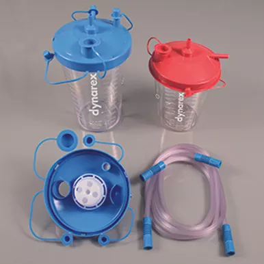 Dynarex 32220 - Dynarex Suction Canister with Lid, 1200 cc