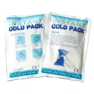 Dynarex 4511 - Instant Cold Pack Dynarex General Purpose One Size Fits Most 4 X 5 Inch Plastic / Calcium Ammonium Nitrate / Water Disposable