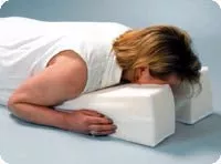 EA/1 - Face Down Pillow, 14" x 29" x 6" to 1.5", WhiteManufacturer #: MJ1430