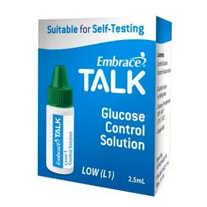 Embrace Talk Lo Control Solution- Box of 1