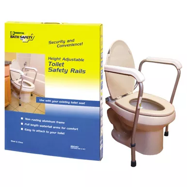 Essential Medical B5040 - Adjustable Toilet Safety Rails