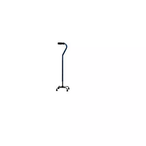 Essential Medical W1303I - Designer Quad Cane, Indigo, Small Base