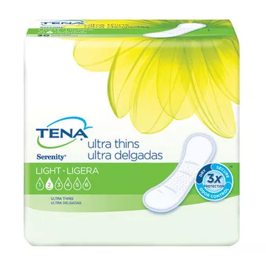 Essity 46500 - TENA Intimates Ultra Thin Light Absorbency Pads 9"
