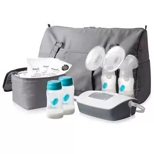 Evenflo Deluxe Advanced Double Electric Breast Pump, Retail Packaging- 1 Each