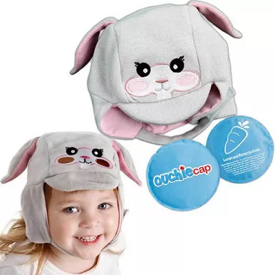 Every Day Select CGC101TULIP - Cool Gel N Cap Kids Ice and Heat Packs with First Aid Cap, Tulip The Bunny