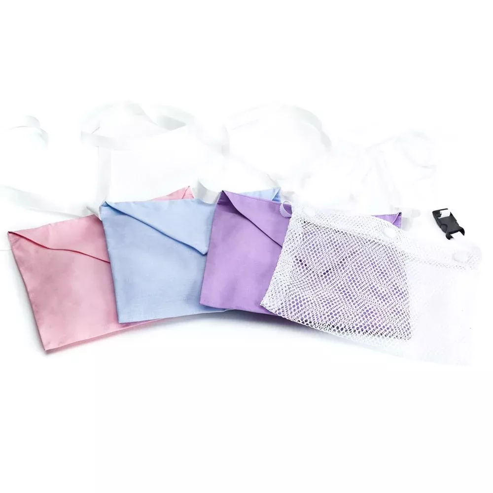 Expand-A-Band Drain Pouches Drain Pouch, Mesh, White - 938242