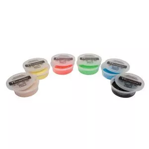 Fabrication Enterprises 10-0906 - CanDo Theraputty Standard Exercise Putty, Red Soft, 4 oz.