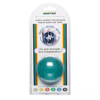 Fabrication Enterprises 10-1494 - CanDo Gel Ball Hand Exerciser, Standard Circular, Blue Heavy