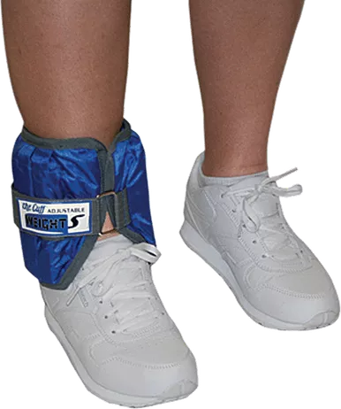 Fabrication Enterprises 523303 - CanDo Adjustable Cuff Ankle Weight, Blue, 10 lb.