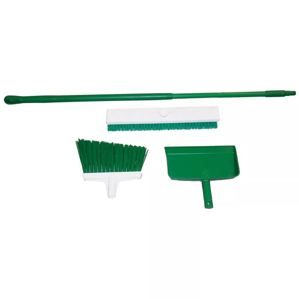 Fiberglass Broom Handle and Broom Heads Dustpan - 927867
